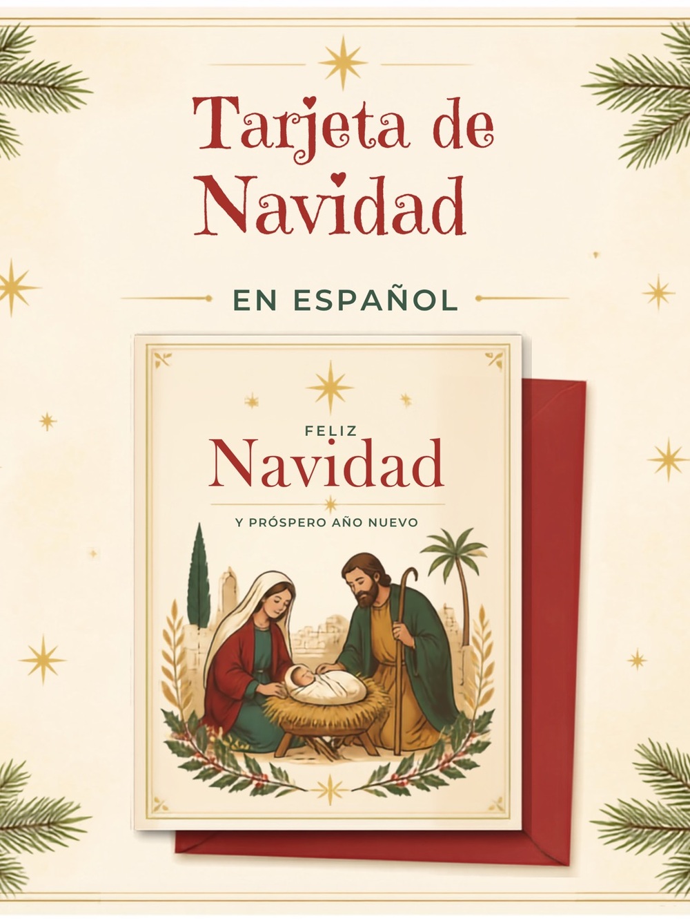 Spanish Christmas Cards - 'Feliz Navidad' digital